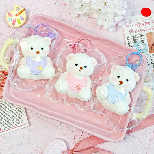 限定プレゼント食品グレードのシリコーンお腹のベルトクマピンチ楽しい低減圧さなおもちゃバッグペンダントかわいいスタイルクマ