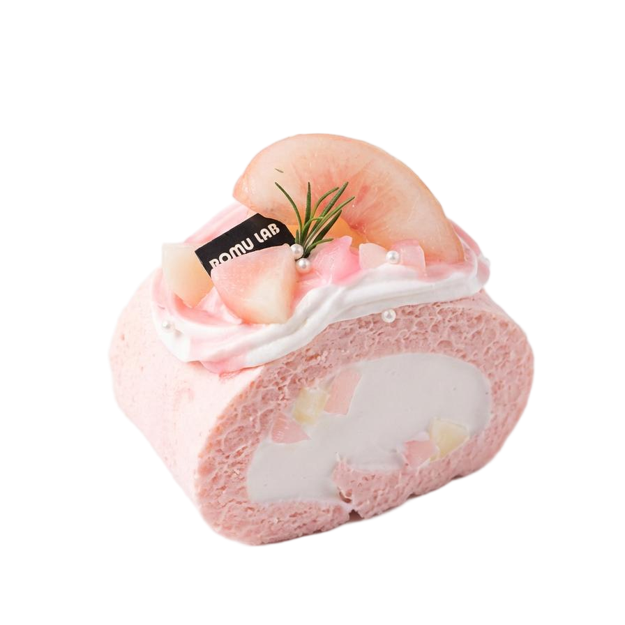 복숭아 스위스 롤 (중)