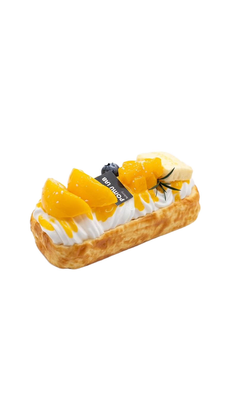 黄桃ムースケーキ