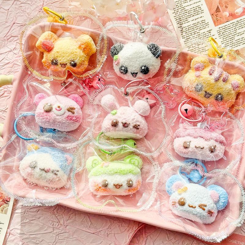 【レトロ喫茶風】ビンテージアニマルヘッド チャーム（食品級シリコン・バッグ用）